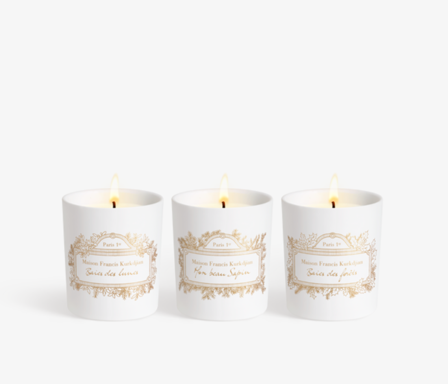 Holiday Scented Candle Trio